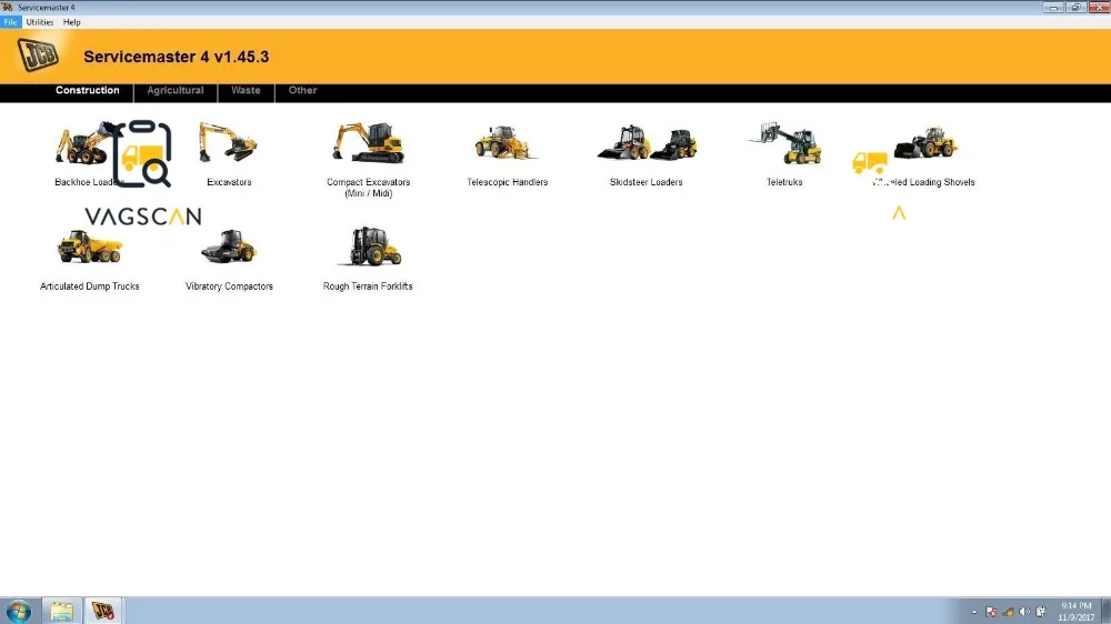 Конструкция ServiceMaster 4 V1.45.3 + лицензионный ключ для экскаваторного оборудования JCB |