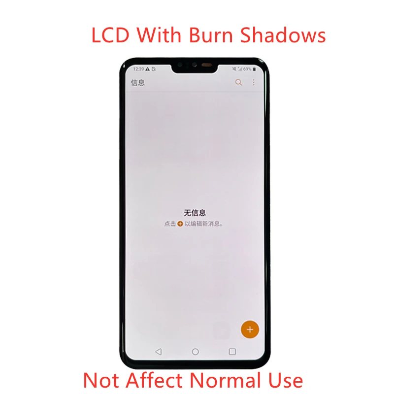 Ceny Red Burn Dla LG G8 Wyświetlacz LCD Montaż Digitizera Ekranu Dotykowego Dla LG G8 ThinQ Ekran G820 + Rama Wymiana Części Naprawa