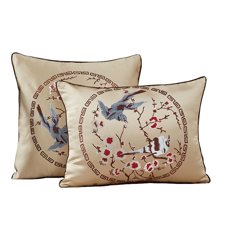 Чехол для подушки с вышивкой Fuwatacchi наволочки жаккардовая наволочка автомобиля