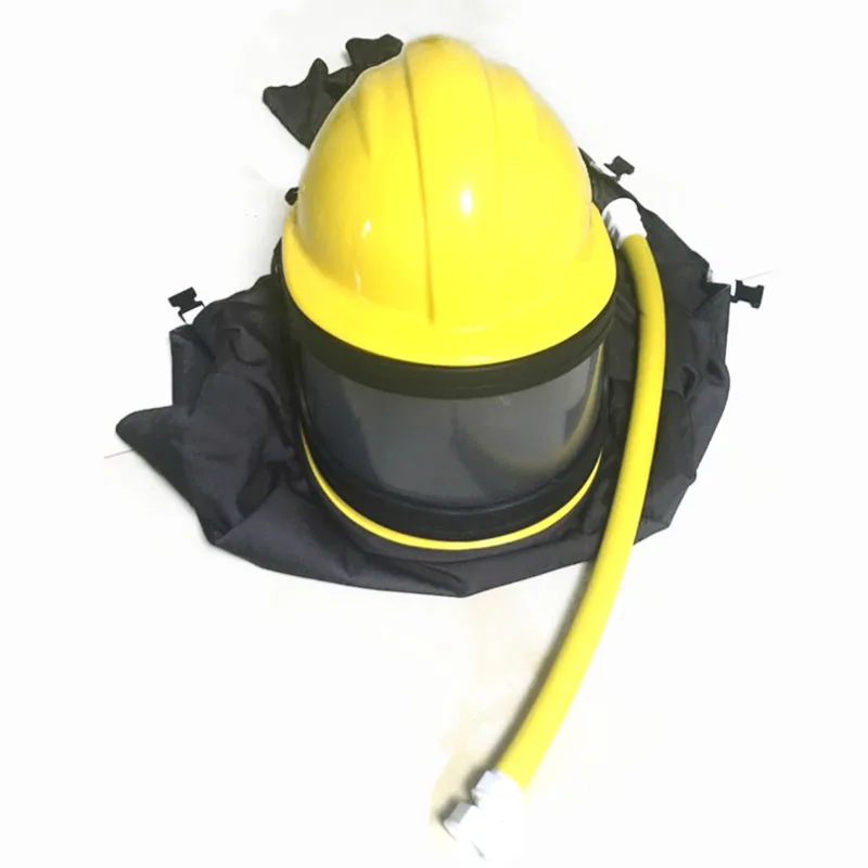 Безопасный шлем для пескоструйной обработки ABS костюм с воздушным шлангом| |