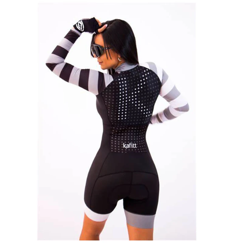 2020 профессиональный женский костюм для триатлона с длинным рукавом одежда езды