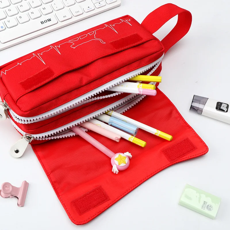 Пенал для девочек школьные корейские канцелярские принадлежности милый пенал