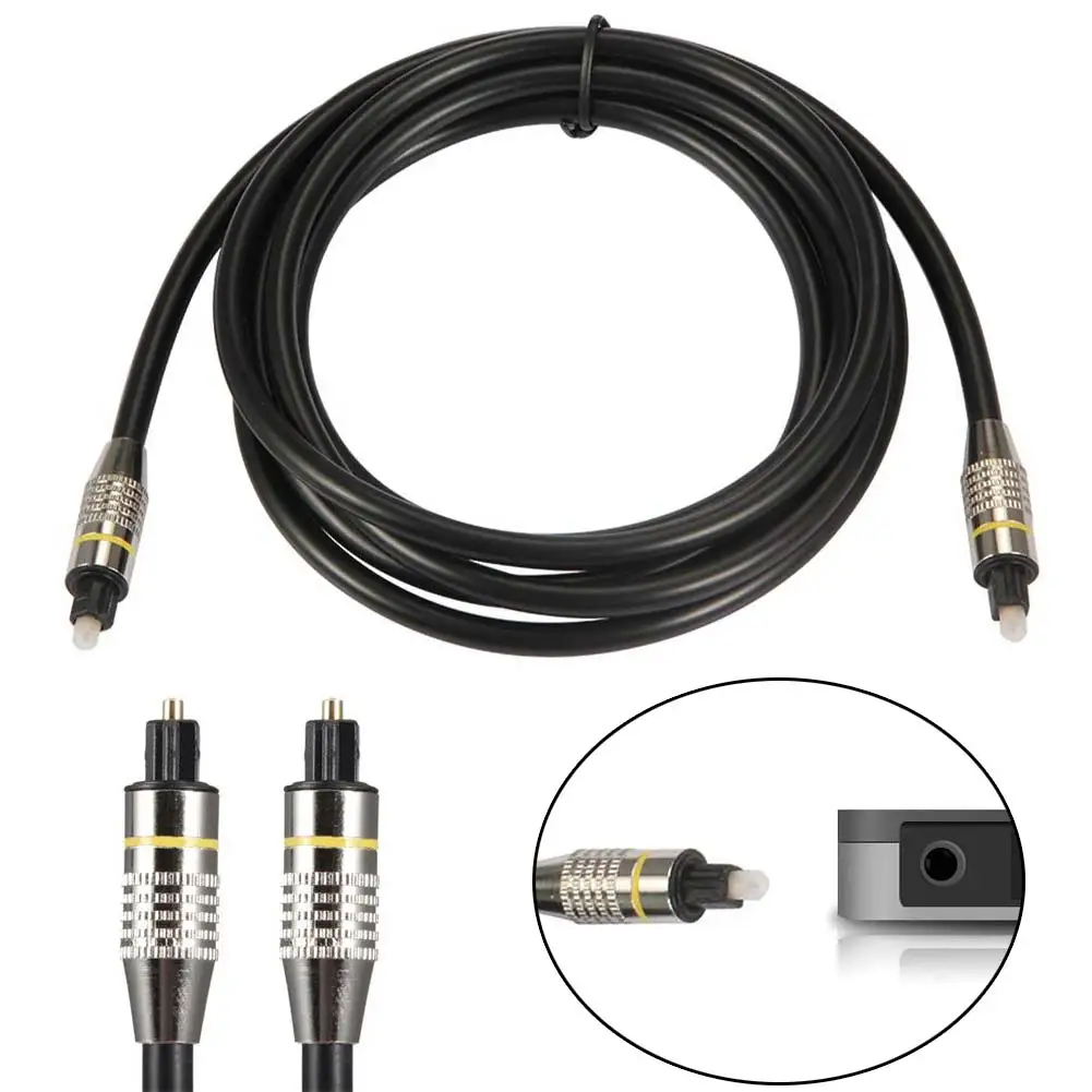 Digital Optical Audio Cable OD 6.0 mm 1m/2m/3m/5m/10m Toslink Cables For Bluray Player Mini Disc CD DVD DAT MP4 Etc OUJ99 |