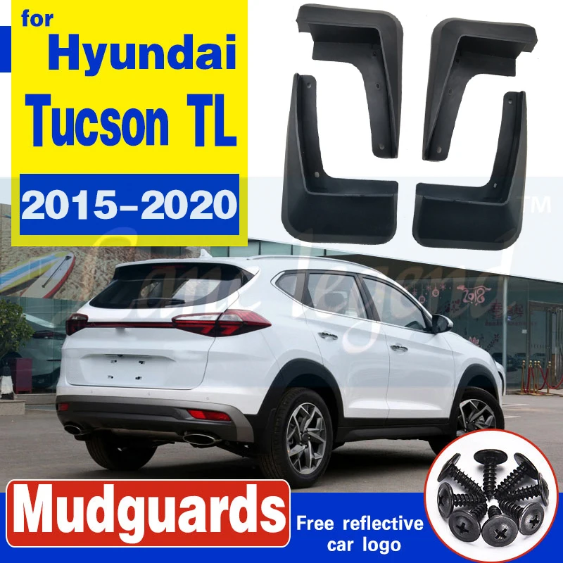 Комплект литых брызговиков для Hyundai Tucson TL 2015 2020 брызговики передние и задние 2016 2017
