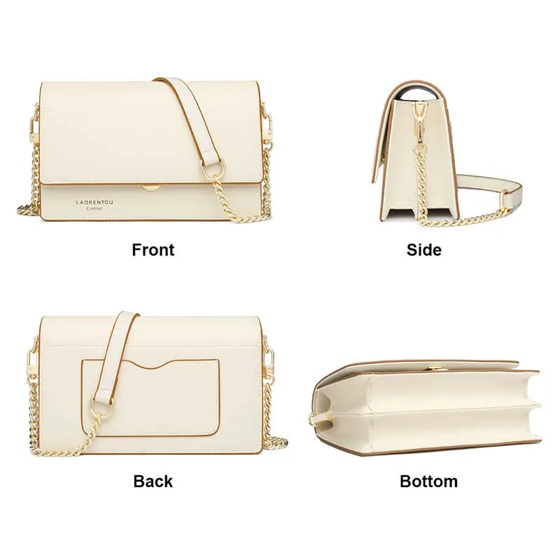 Сумка на плечо LAORENTOU Женская спилок сумочка кросс-боди мессенджер летняя