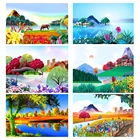 Набор для алмазной живописи 5D сделай сам, набор для алмазной вышивки с полным кругом, с изображением пейзажа, мозаика , вышивка крестиком, украшение для дома, подарок на сечение времени