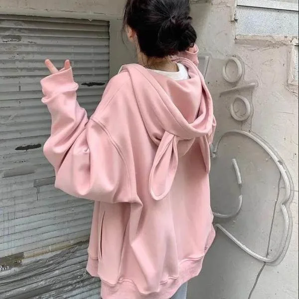 

Осенний колледж в японском стиле Мягкая Милая девочка кролик фотография