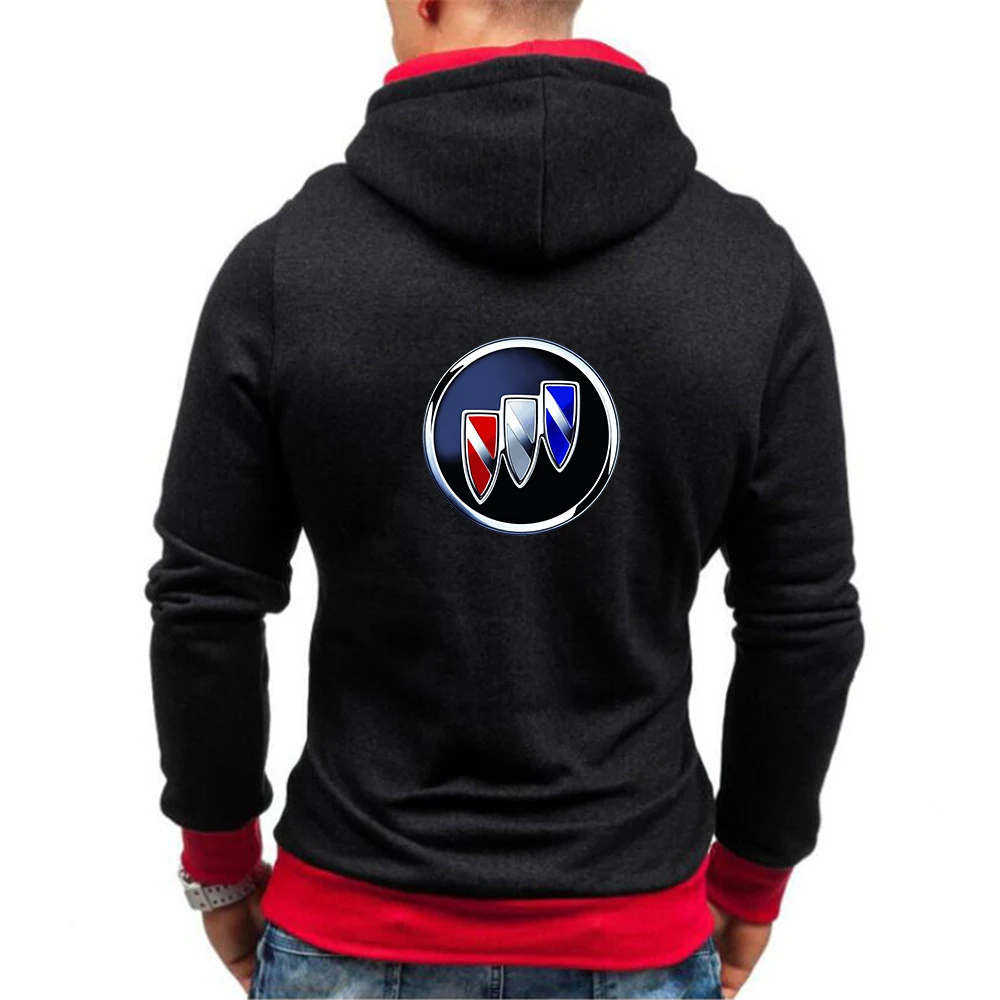 

2021New Men's Buick Car Logo Hoodie Hip Hop Casual Streetwear Hooded Sweatshirt Harajuku Men popular Hoodies Cotton Print Coats