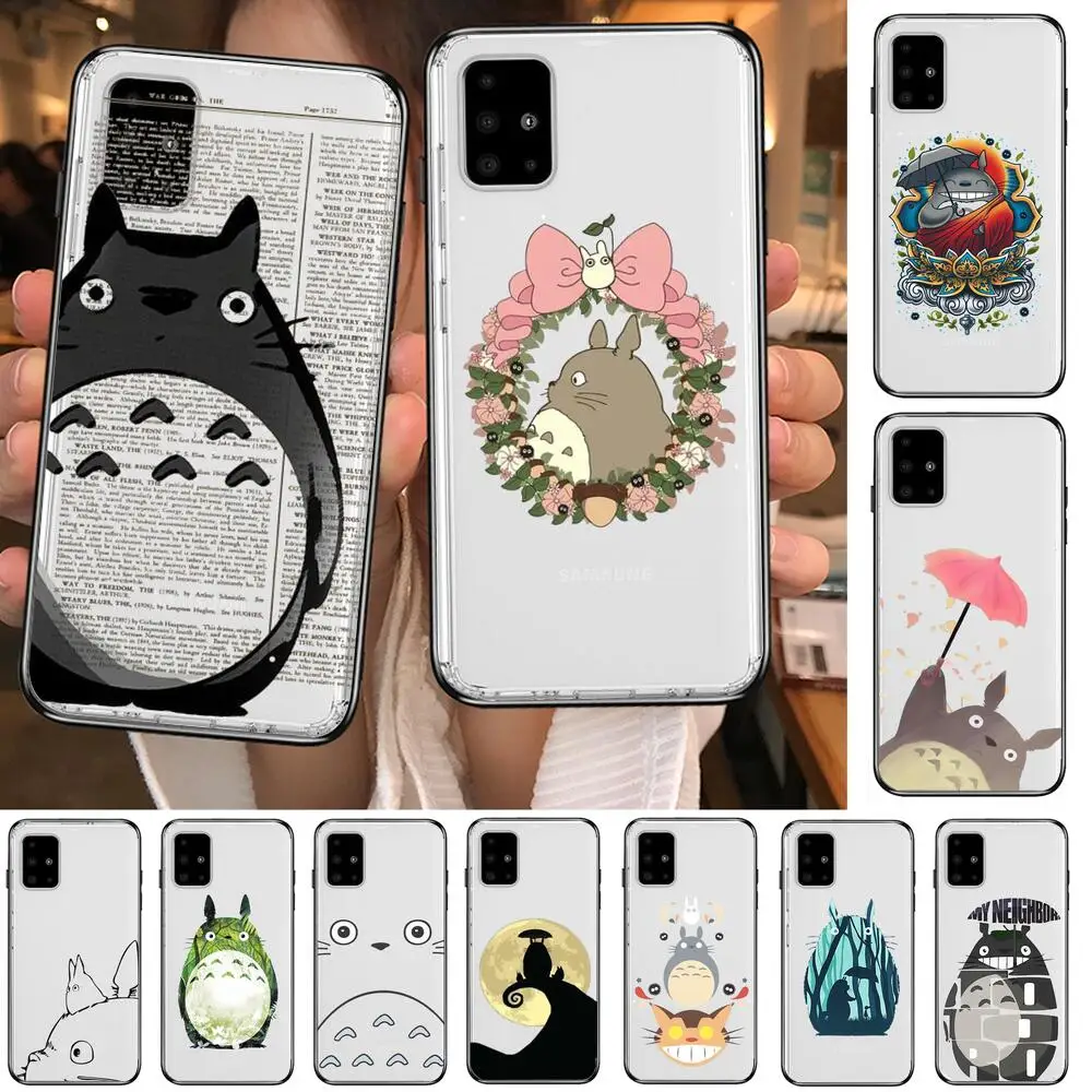 

Spirited Away Ghibli Anime Kaonashi Cute Totoro Anime Style Transparent Phone Case Hull For Samsung Galaxy A 50 51 20 71 70 40 3