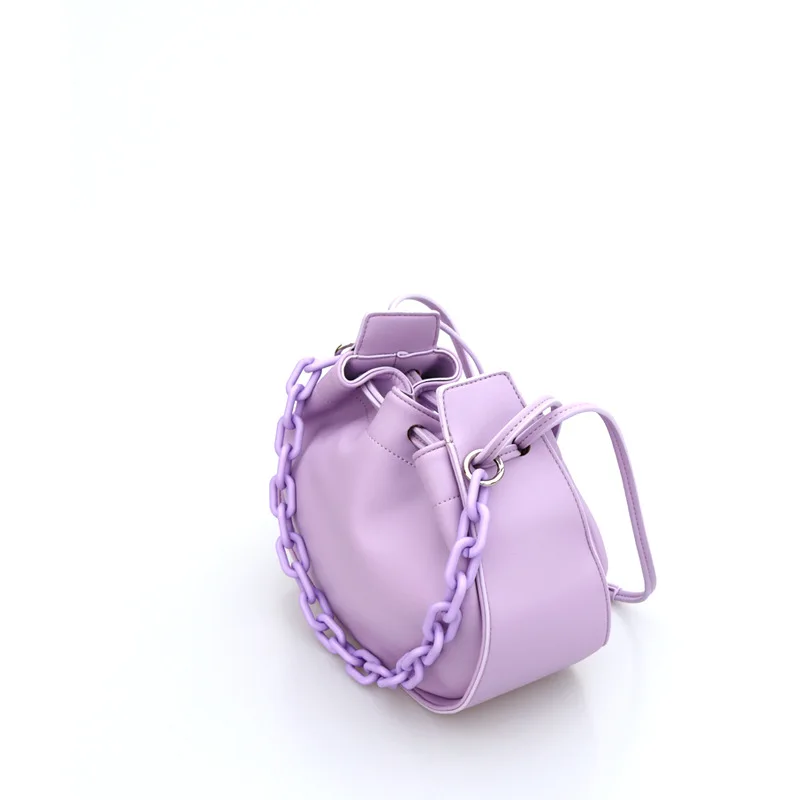 Новинка 2022 стильная сумка-мешок на шнурке черная сумка через плечо из