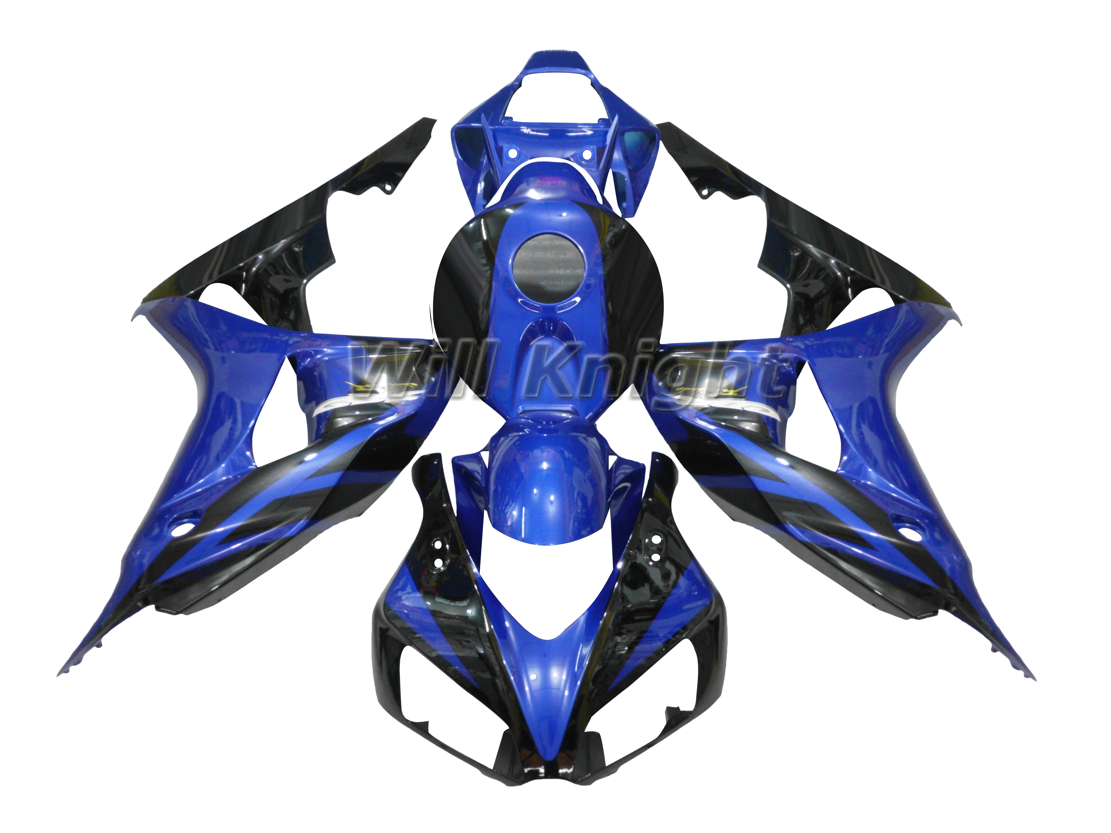 

Для Honda CBR1000 RR 2006 2007 комплекты обтекателей корпуса ABS инъекция синий черный чехол
