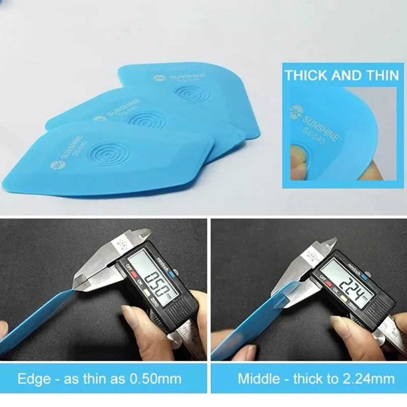 Sunshine SS-040 Anti-static Phone Dismantling Tools Battery Teardown Card Four-corner Curved Design Mobile Opening | Инструменты