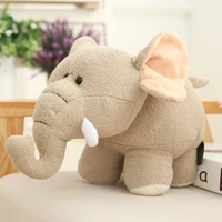 202535cm fashion animal plush elephant doll stuffed hippo plush soft pillow kid toy children room bed decoration toy gift