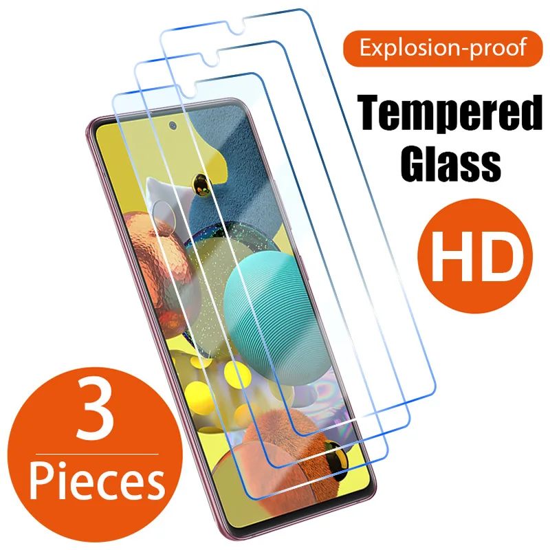 Защитное стекло для Samsung A50/A70/A40/A30/A20/A10 пленка экрана Galaxy A51 A71 A12 A21S A31 A41 A52 A32 A72 3