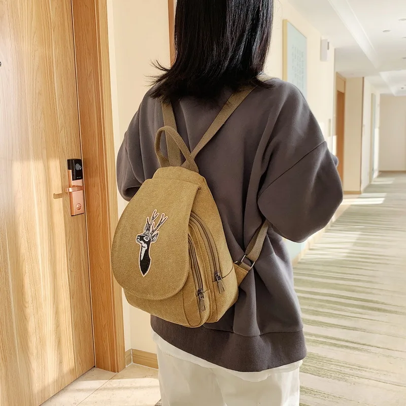 2020 креативные модели Дикая мода большой емкости корейский кампус ветер