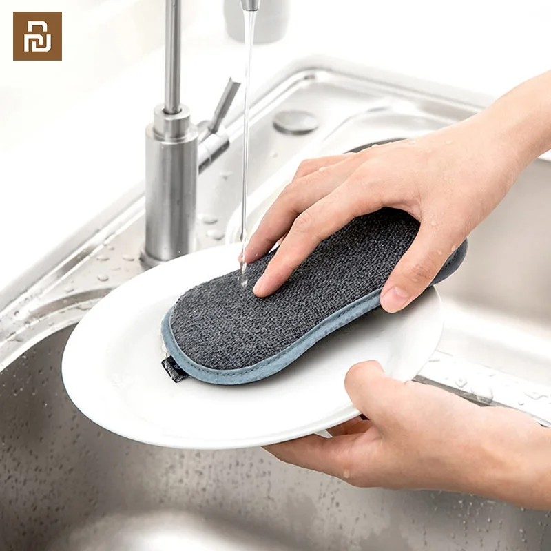 Двухсторонняя щетка для мытья посуды 2 упаковки можно использовать с обеих