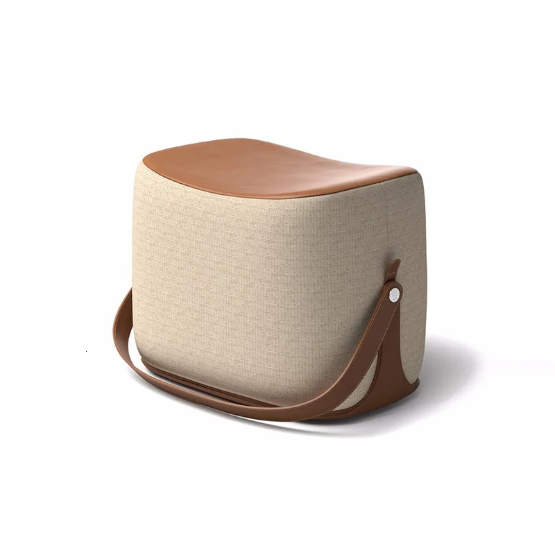 

Nordic Saddle Stool creative living room small family low stool for shoes stool