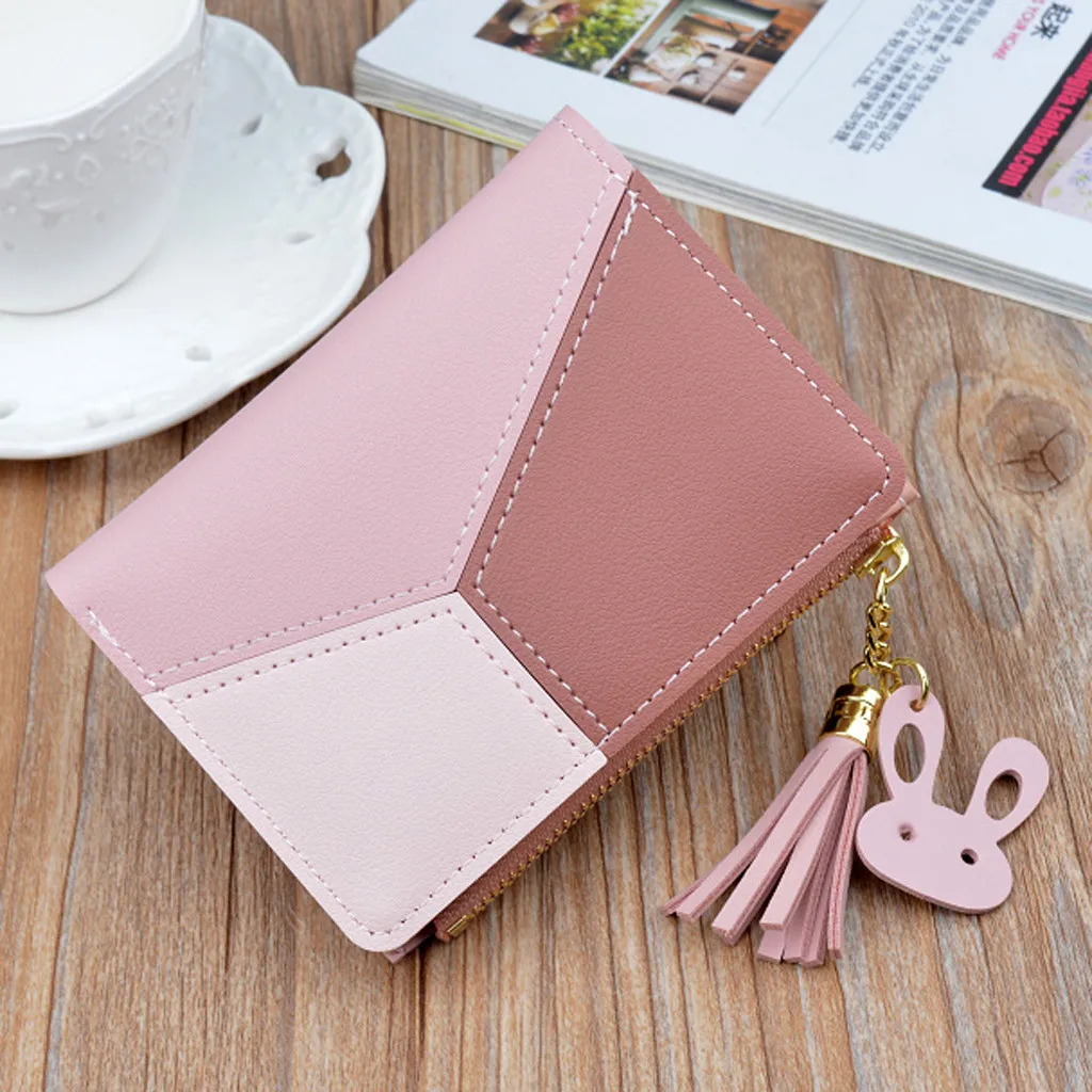 Новое поступление кошелек короткий женский на молнии модные кошельки с клиньями