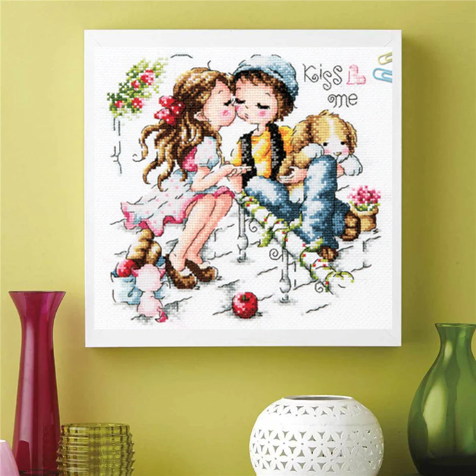 

Cross Stitch Set Chinese Cross-stitch Kit Embroidery Needlework Craft Packages Cotton Fabric Floss New Designs EmbroiderySO363