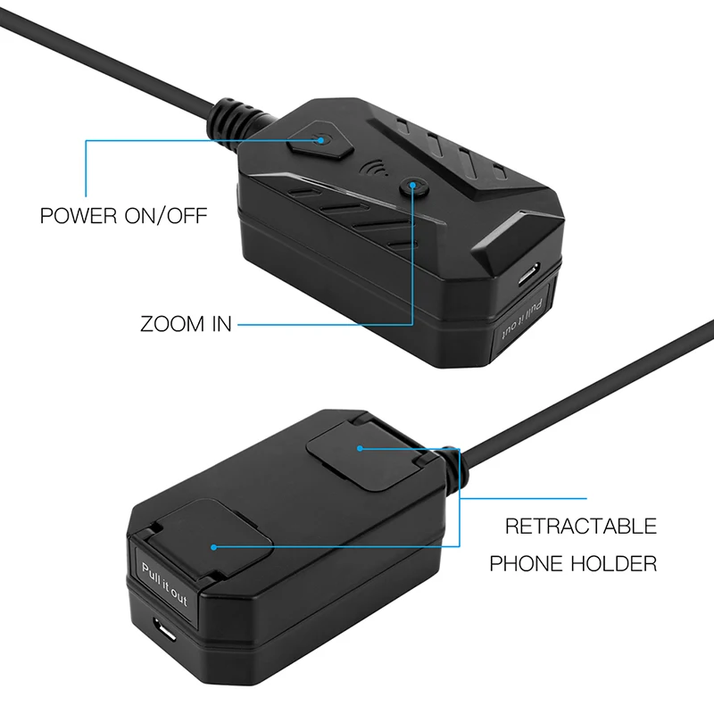 14 мм Беспроводная Инспекционная камера 5,0 МП 1920P HD WiFi эндоскоп бороскоп 2300 мАч Батарея цифровой зум Функция сброса для Android