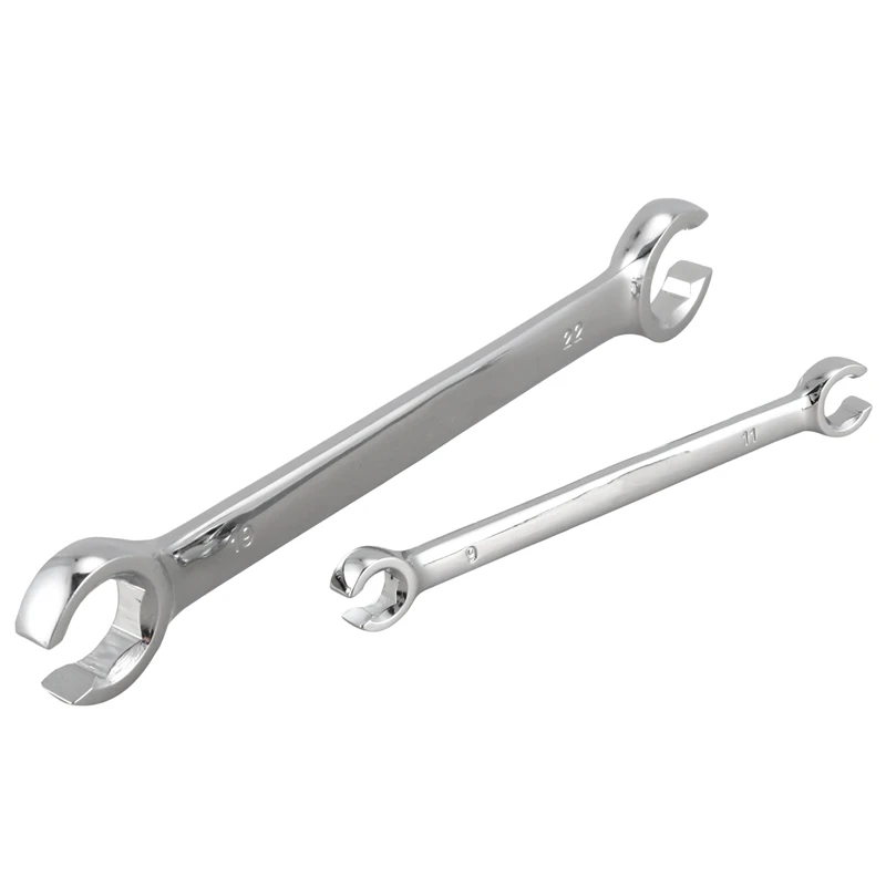 

7PCS Flare Nut Wrench Set of Multitools Oil Pipe Spanner Kit Full Polish High Torque Hand Tool