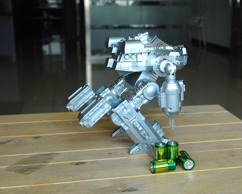 Robocop ED-209 экшн-фигурка анимация Ver. Электронные часы из ПВХ игрушки новые без