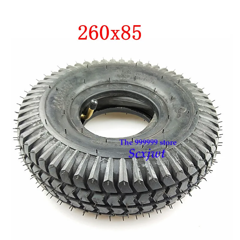 Neumático y tubo interior de alto rendimiento para patinete, 260x85, 3,00-4(10 