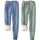 Брюки спортивные женские на подкладке, теплые спортивные штаны с шерпой, свободные спортивные штаны в стиле хип-хоп, уличная одежда, 2020