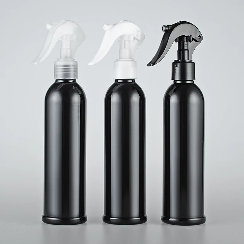 250ML X 30 Black Empty Trigger Pump Containers Mist Sprayer Plastic Bottle Perfume Spray PET Bottles Pump Container