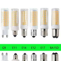 mini 102 leds corn bulbs ba15d e11 e12 e14 e17 g4 g9 leds lights 9w replace 80w halogen lamps ac 220v 110v for home house white
