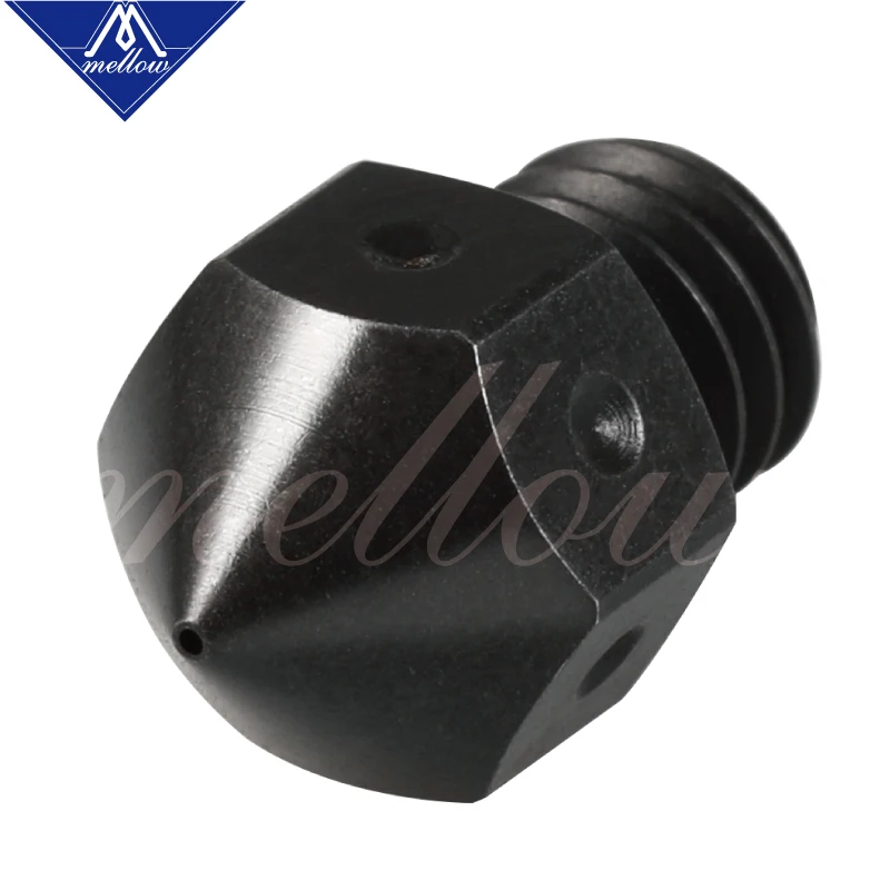 Bocais para Micro Mellow Alta Temperatura Impressora 3d Aço Temperado Mk8 Suíço Creality Cr-10 Ender 3 5 Hotend Prusa i3 2 Pçs