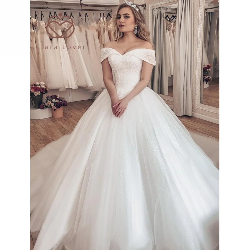 

New 2021 long sleeve V-neck temperament White V-neck middle waist A-line adult short wedding dress vestido de noiva