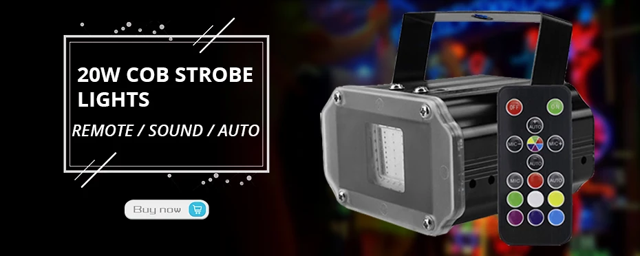 ALIEN 48 светодиодный RGB УФ белый стробоскоп огни диско DJ вечерние праздничные рождественские музыкальные Клубные звуковые активированные вспышки сценическое освещение