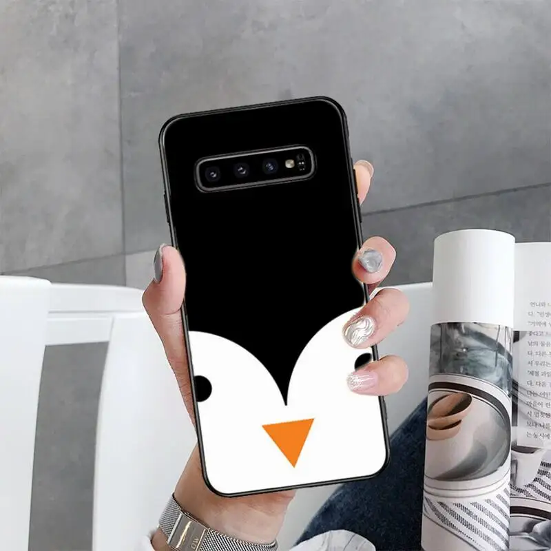 Милый чехол для телефона с изображением пингвина Samsung Galaxy S10 Plus S10E S20 Ultra S7 S8 S9 S10lite