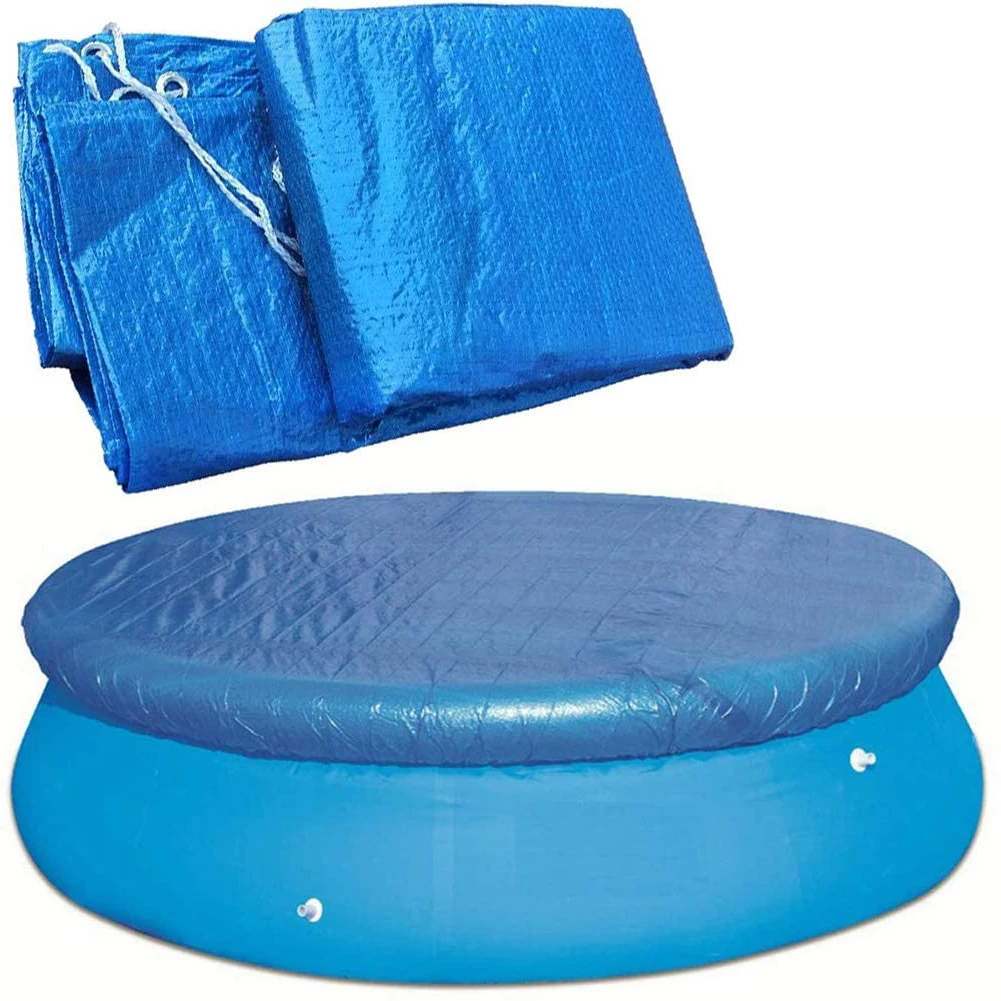 

Чехол для бассейна, круглая крышка для бассейна, водонепроницаемая фотовспышка для бассейна с веревкой, брезентовый устойчивый к ультрафио...