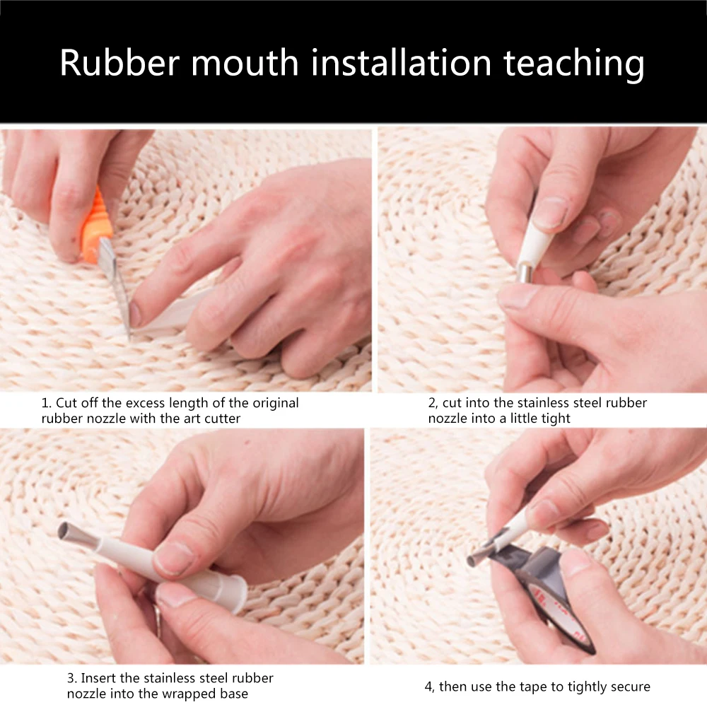 Аппликатор для насадок из нержавеющей стали 14 размеров | Инструменты