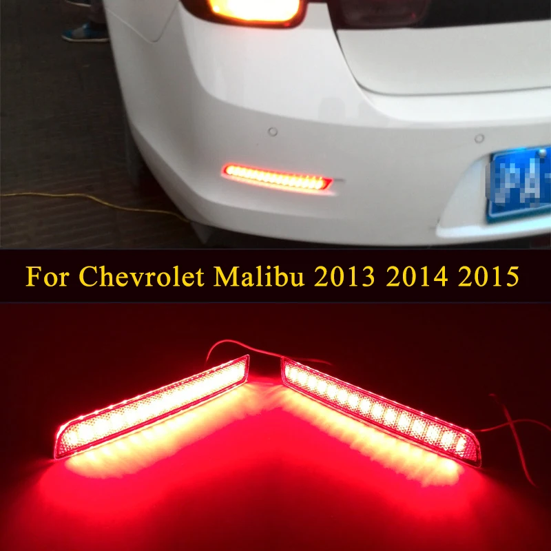 2 шт. светодиодные фсветильник Ри для заднего бампера Chevrolet Malibu 2013 2014 2015 Задний