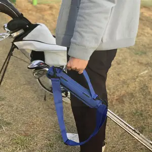 Golf Supplies Grip Type Practice Bag Portable Cue Bag Bag Cue Golf Bag Portable Bag Messenger Green  in Pakistan
