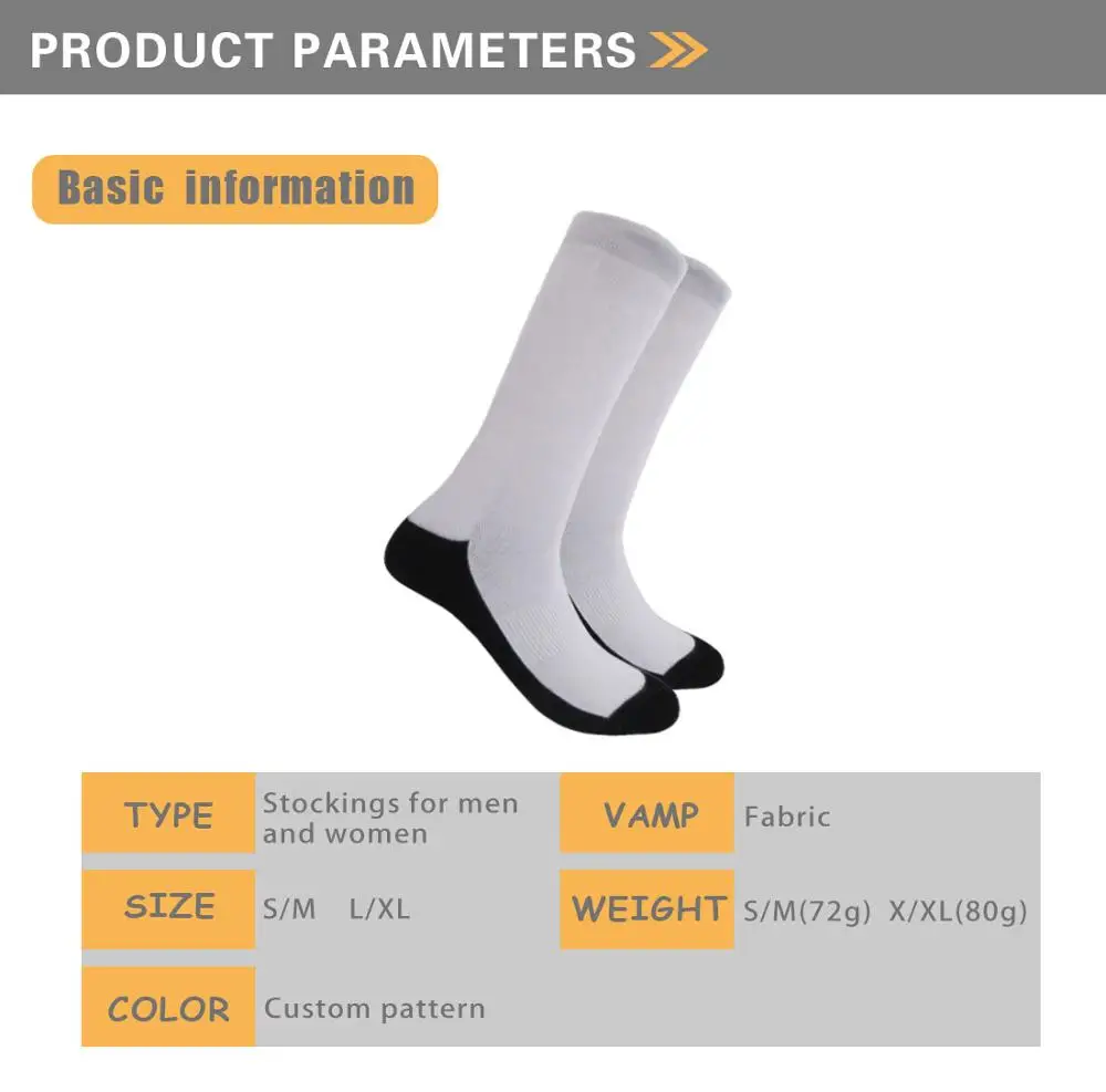 HYCOOL индивидуальные изображения или логотип женские носки модные длинные толстые