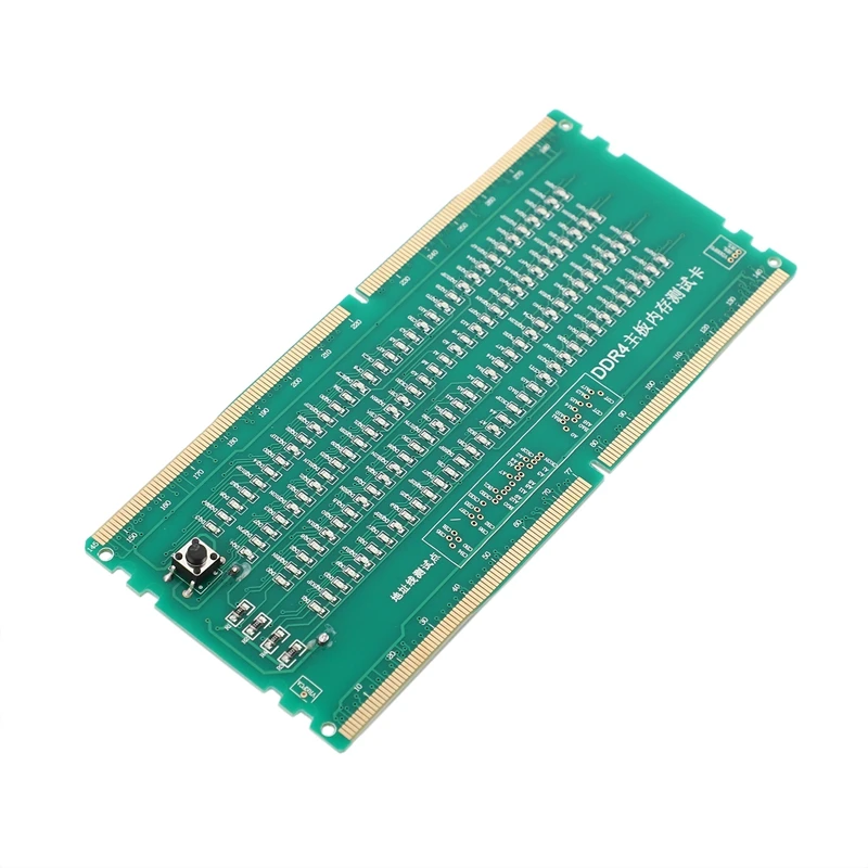 Тестовая карта памяти DDR4 со слотом RAM светодиодный анализатор для ремонта
