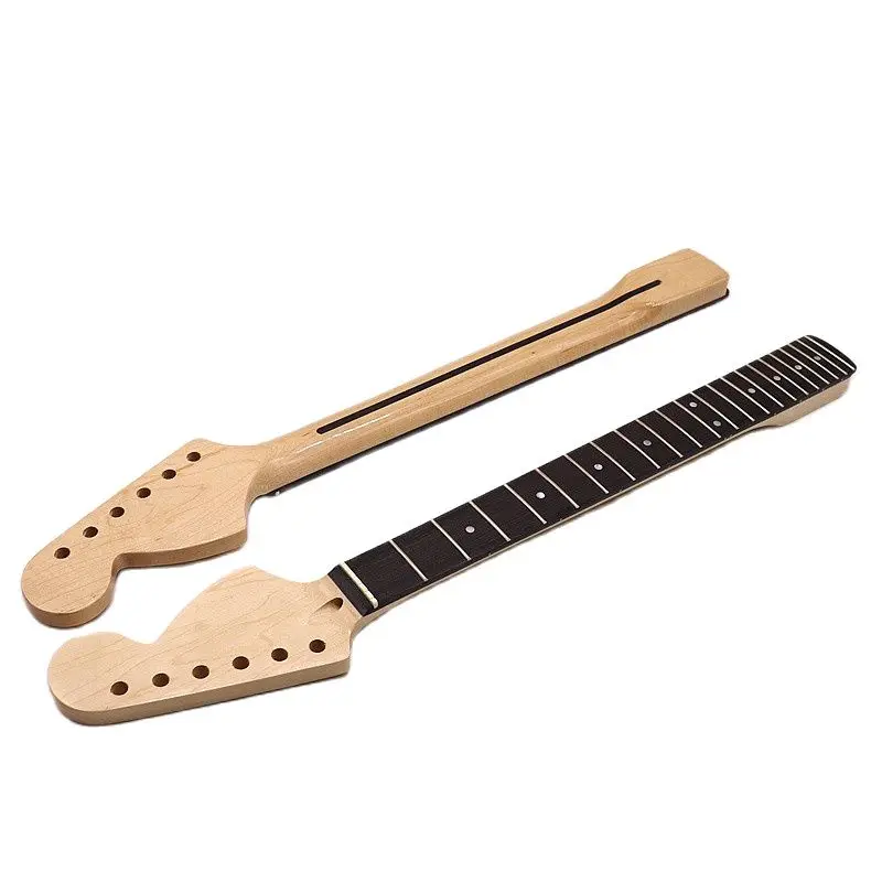 großen kopf hochglanz st gitarre neck mit mittleren linie kanada maple e gitarre hals mit mittleren linie auf zurück 57 cm ferse breite fre