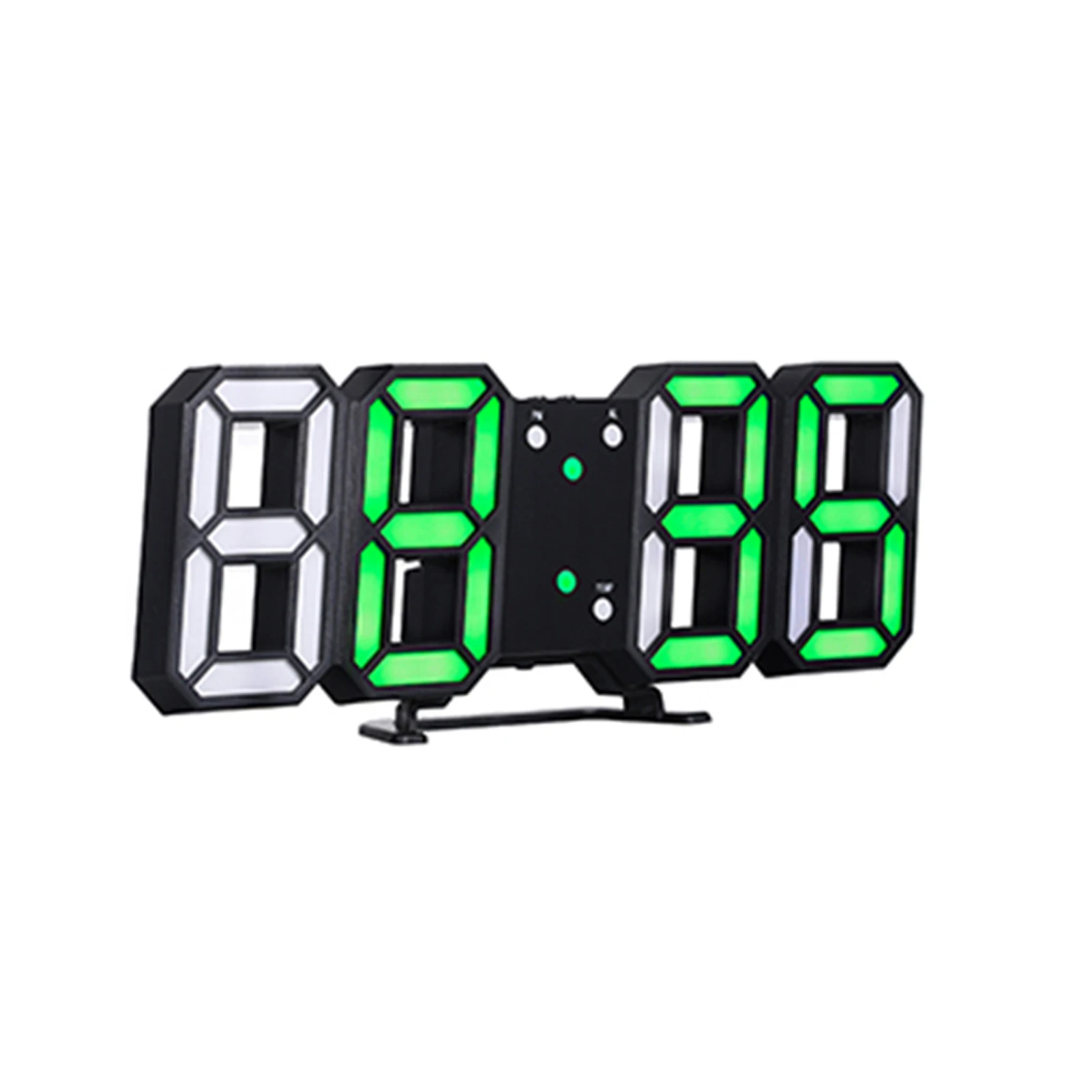 3D LED Digital Clock USB Charging Alarm Electronic Table Wall Hanging Watch Glowing Desk Clocks with Snooze Function | Дом и сад