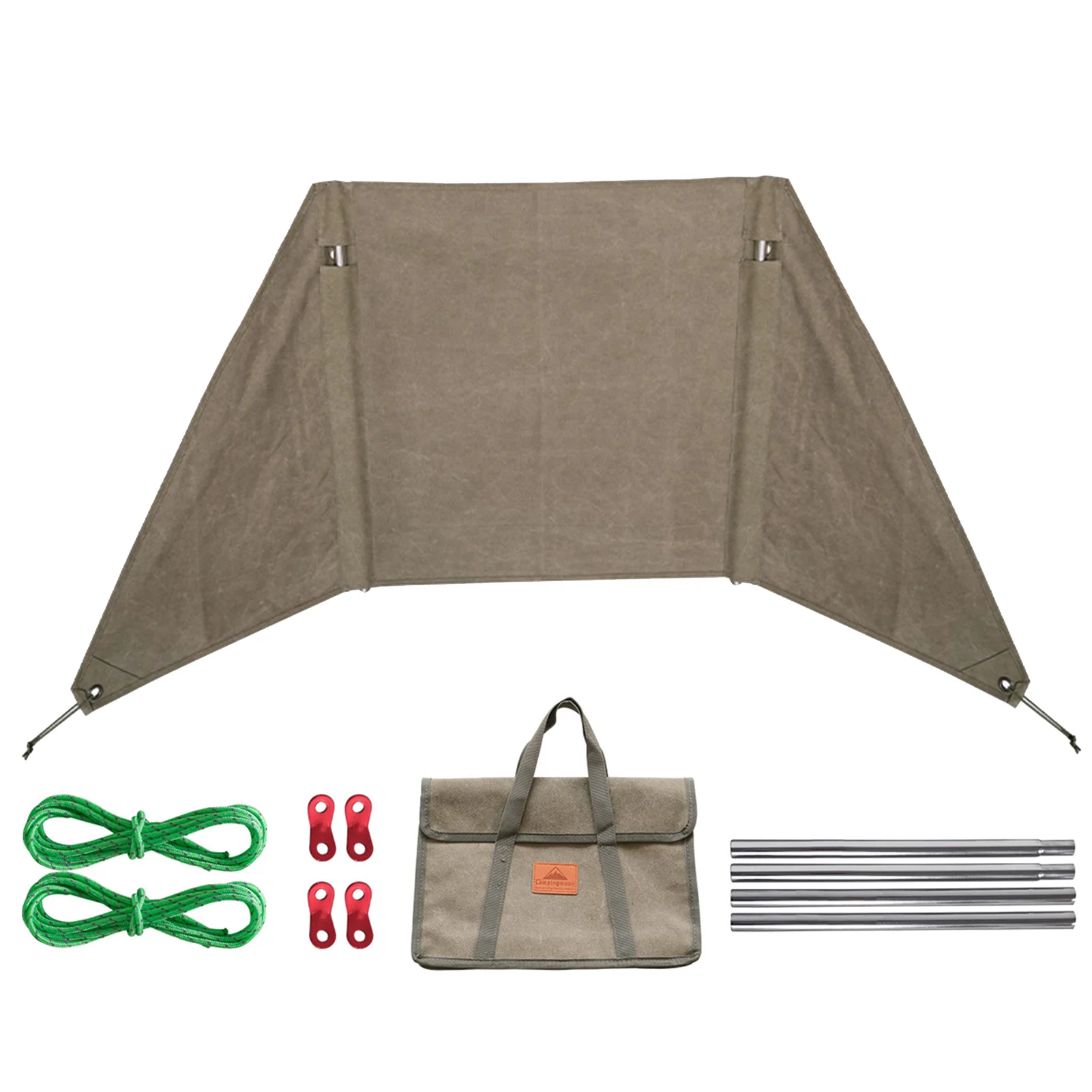 

Campfire Windshield Barbecue Windshield Cloth Burning Fire Cotton Flame Retardant Canvas For Outdoor Barbecue Windproof Kit