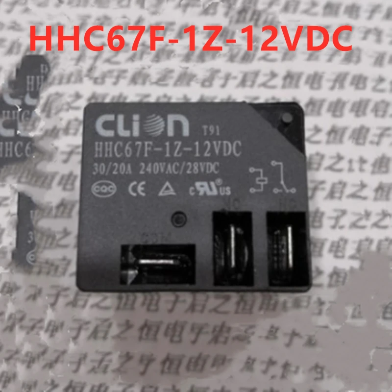 Реле T91 HHC67F-1Z-12VDC 30/20A 240 В переменного тока/28 В постоянного тока, 10 шт.