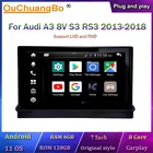 Ouchuangbo 4G Android 10 аудио плеер радио GPS навигация для Audi A3 8V S3 RS3 2013-2018 Поддержка 8 ядер 4 Гб 128 ГБ CarPlay