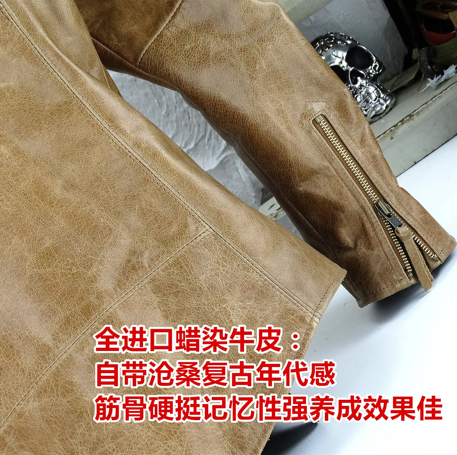 

JCHB 2021 Genuine Leather Jacket Men Spring Vintage 100% Cowhide Coat Plus Size Mens Leather Jackets 4xl Chaquetas Hombre Pph39