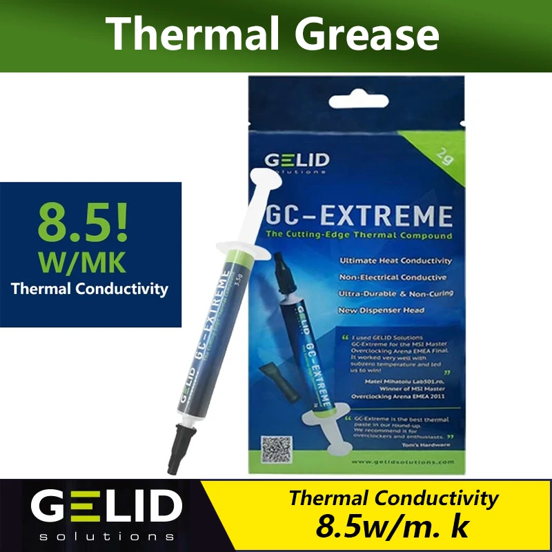 GELID GC Extreme графическая карта процессора силиконовая смазка термопроводящая 8 5