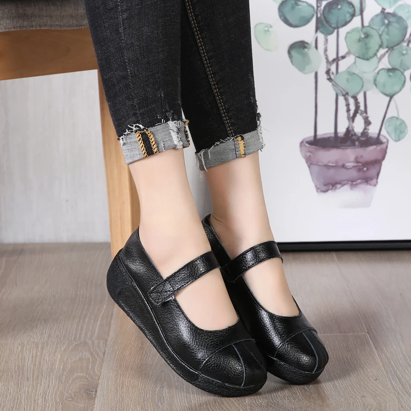 Spring Women Platform Shoes Leather Suede Plush Slip on Sneakers Chaussure Femme Tassel Fringe Loafers Moccasins | Обувь