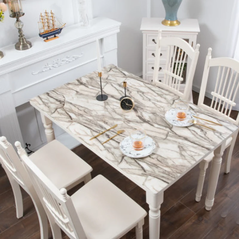 Новинка 2020 Стильная защитная настольная накладка HAZY мягкая стеклянная скатерть