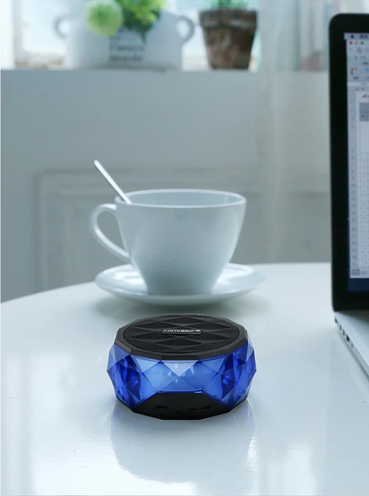 Lanyasir S6 Bluetooth динамик мини беспроводной громкий динамик трещина светодиодный TF USB Сабвуфер bluetooth динамик s 3D стерео музыка объемный